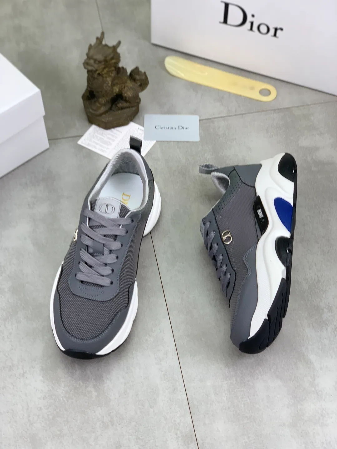 Men's Men's Shoes💰P460💰[New Style]🆘[Dior] 2025 Dior Original Lace-up Low-top Men's Shoes Classic casual shoes 🔥This model is the official classic model with high quality and made by famous original designers. It is made of high-quality cowhide with original materials➕comfortable and breathable mesh lining➕pigskin insole. The perfect last shape and generous and fashionable design have attracted many consumers and are suitable for drivers to drive🚗. What you want is the highest quality in the market. Color: 4️⃣Color Code number: 38--44 (45 46 customized)